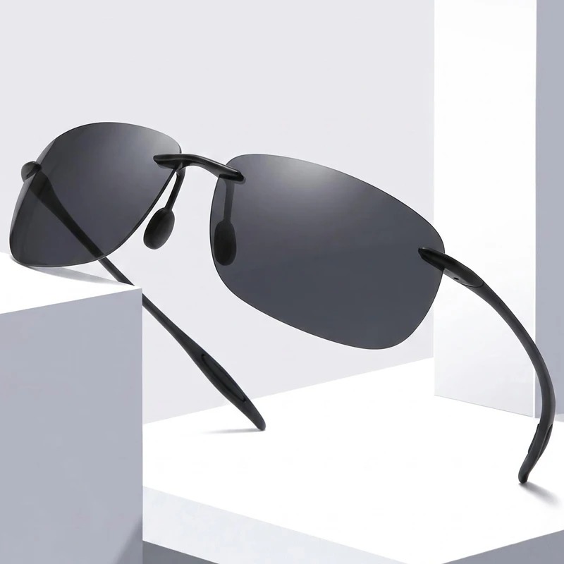 Fishing Sunglasses Polarized - 新製品TR90偏光サングラス 男女兼用 フレームレス ドライバー用 ドライビングサングラス ファッション