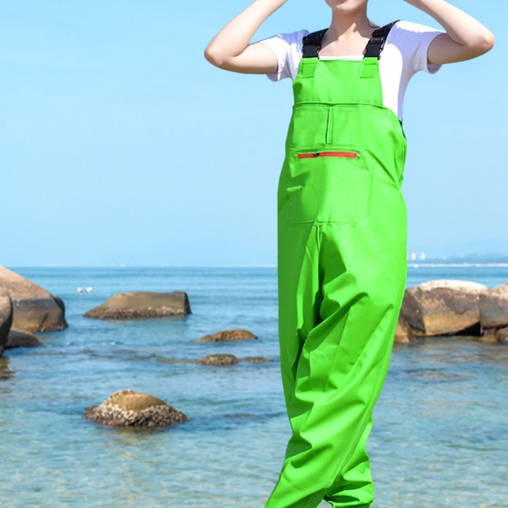Fishing Rain Suit - 男女兼用、水陸両用パンツ、釣り用具、防水レインスーツ。アウトドアでの冒険、川でのハイキング、ビーチでの遊びに最適。耐久性に優れた装備。