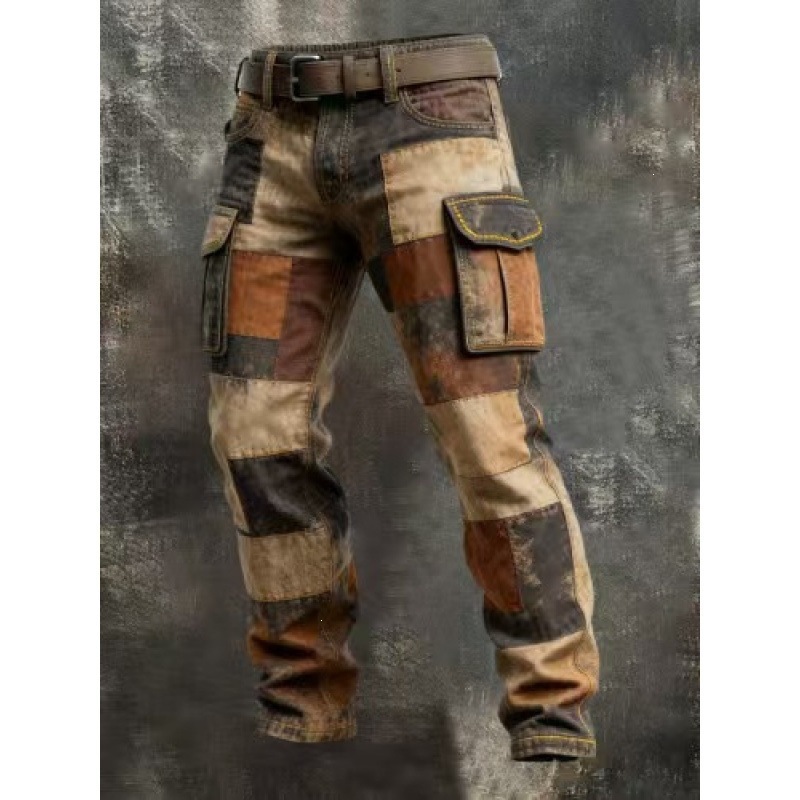 Fishing Pants Waterproof - 2026年新作 大きなポケット付き ルーズフィット オーバーオール メンズ アウトドア
