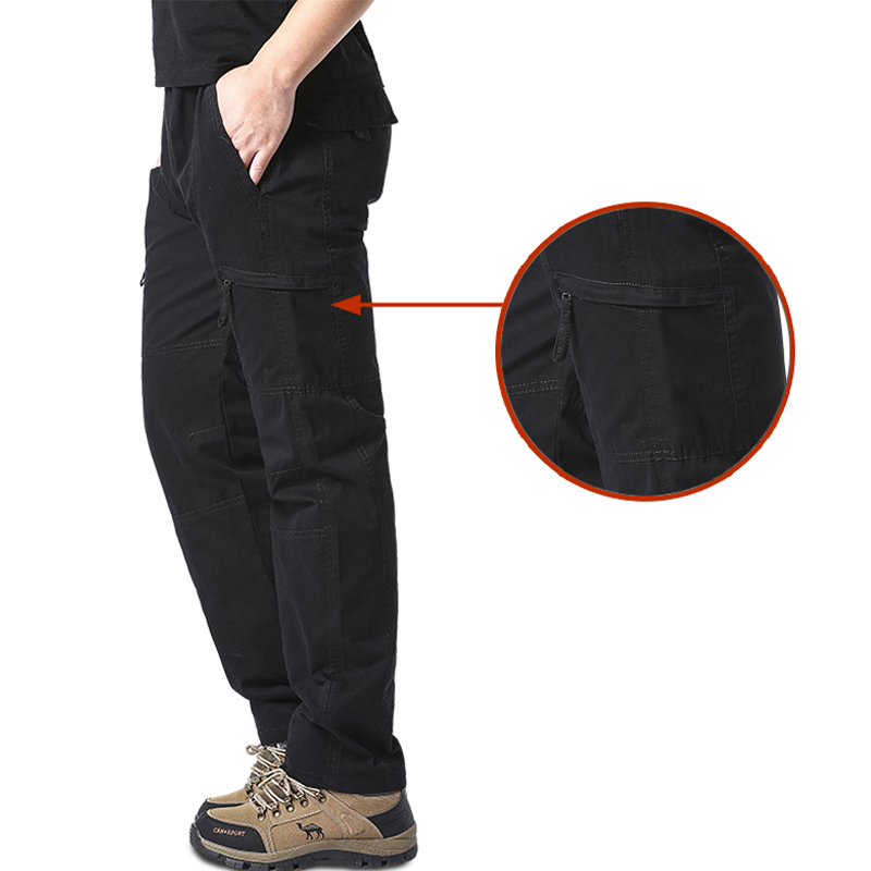 メンズコットンカーゴパンツ,複数のポケット,タクティカルパン - Fishing Pants Waterproof のレビューと価格