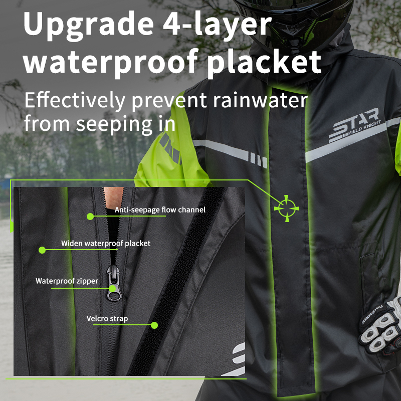 SFK ブラック バイクライダー レインコート レインパンツ - Fishing Rain Suit のレビューと価格