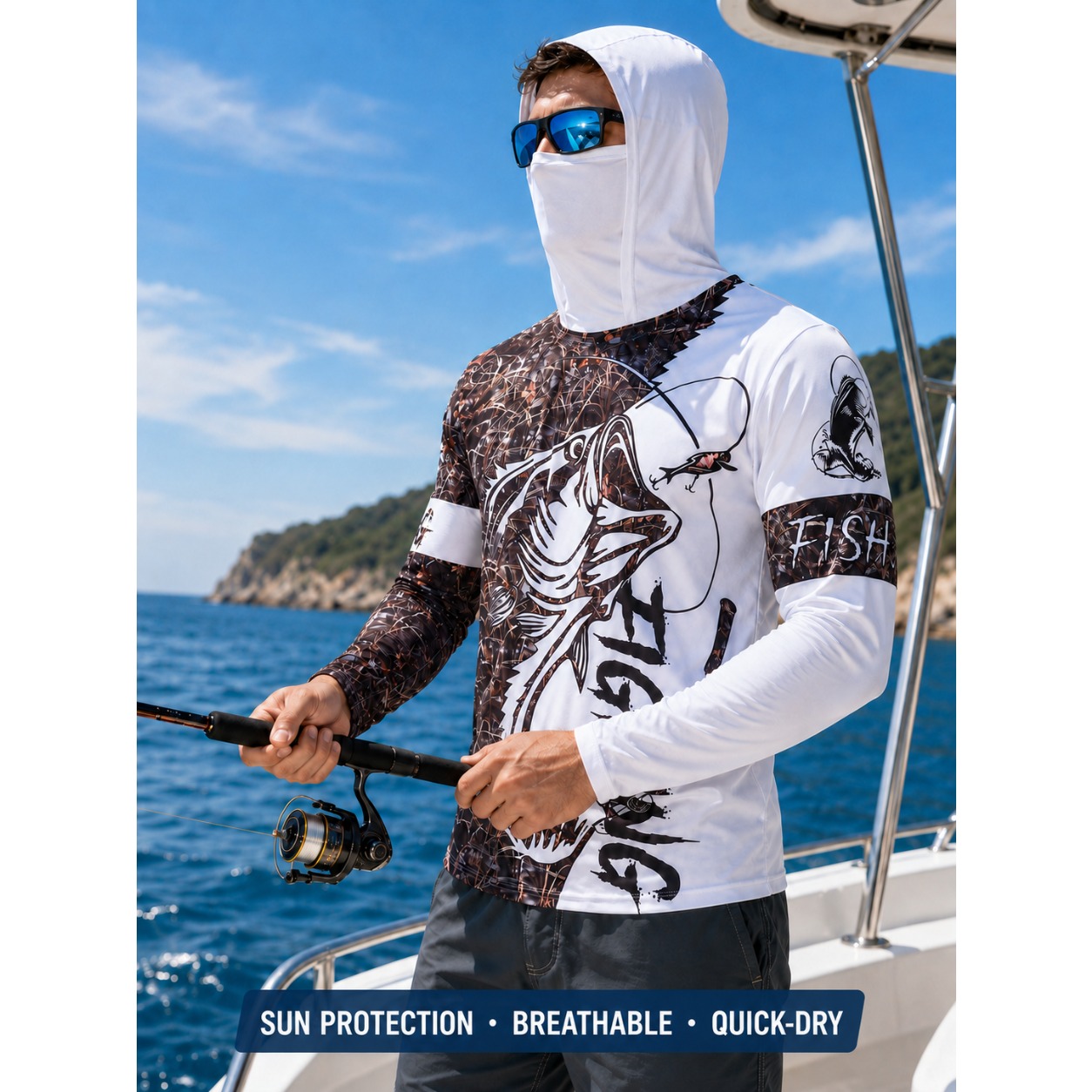 MALFC メンズ フィッシングシャツ 長袖 UVカット フ - Fishing Shirt Uv Protection のレビューと価格